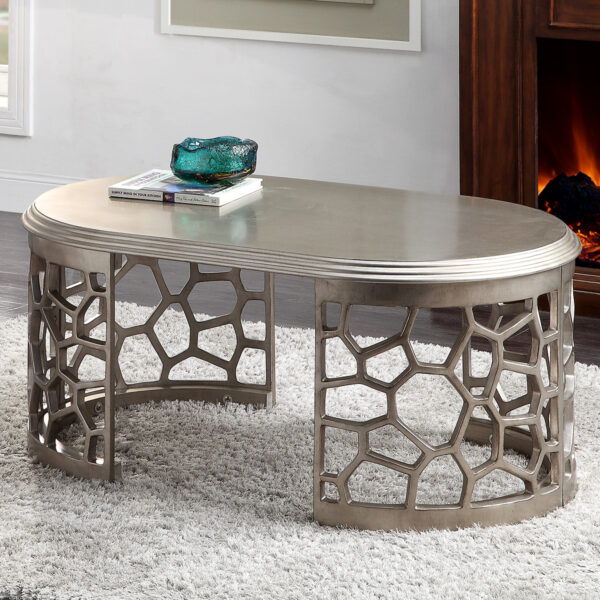 HD-8912SG - Coffee Table - Silver Gray