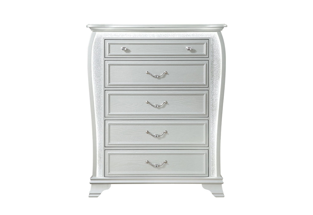 Aria - Chest With LED - Silver