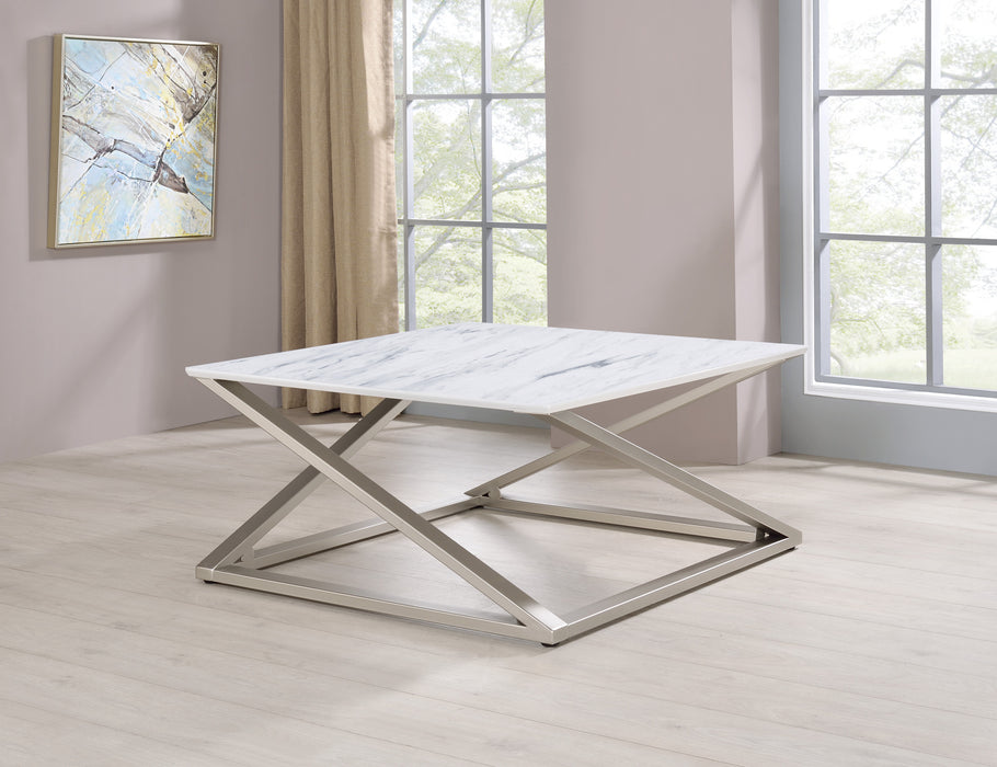 Zurich - 3 Piece Occasional Table Set - White