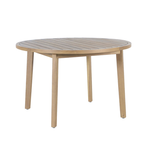 Arden - Round Patio Dining Table - Natural - Albert's Furniture (Wayne, MI)