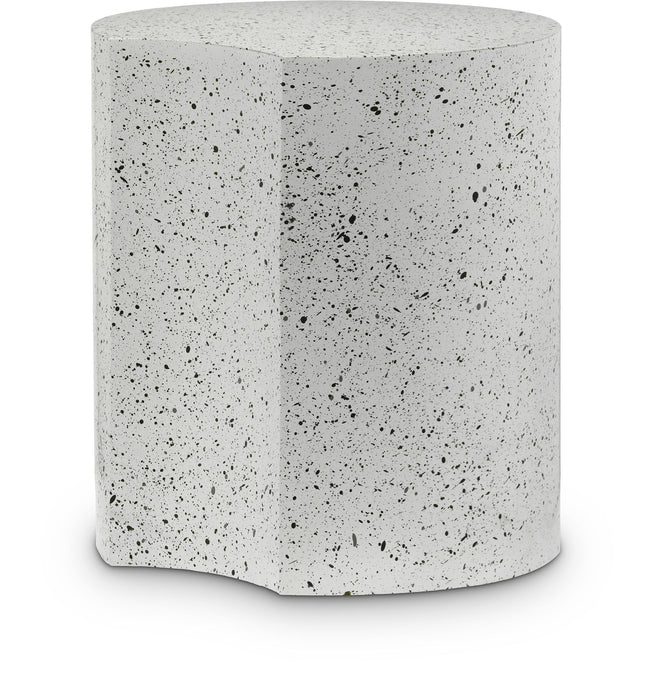 Dimple - End Table - Terazzo Finish