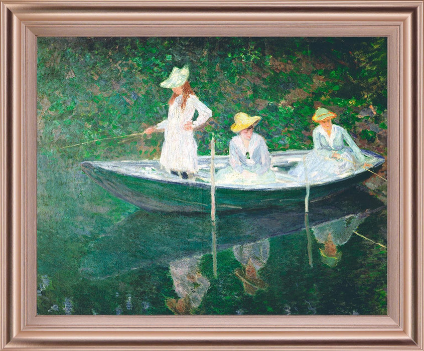 Tranquil Afternoon Drift - 28" x 34" Framed Wall Art - Green
