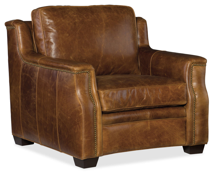 SS - Yates Stationary Chair - Medium Brown