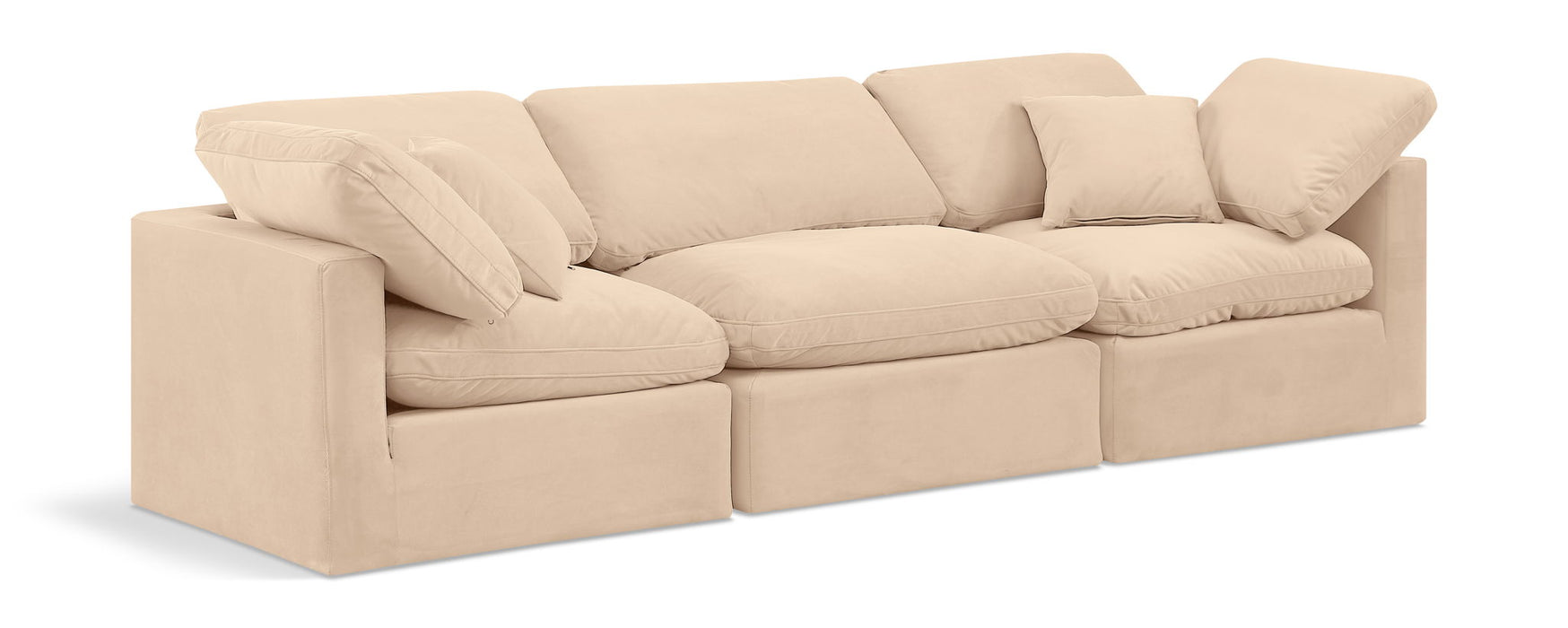 Indulge - Velvet 3 Seat Modular Sofa