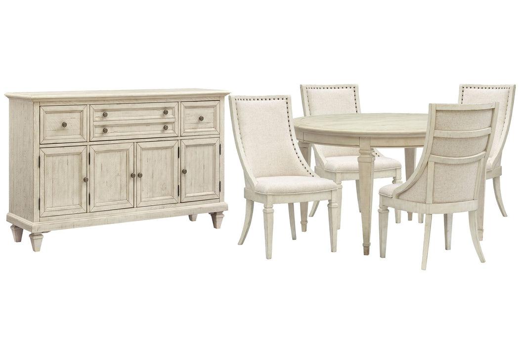 Newport - Extendable Round Dining Table Set