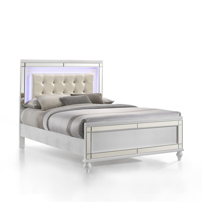 Valentino - 4/6 Full Headboard - White