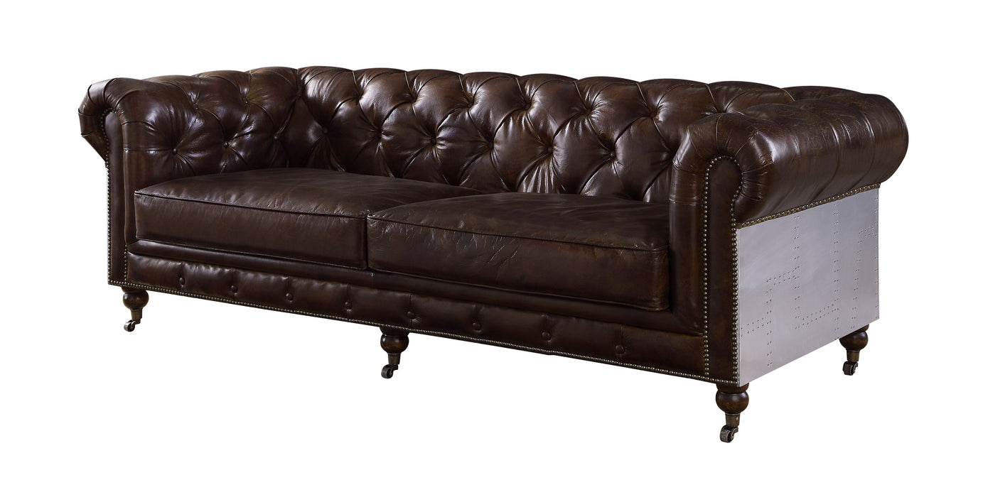 Aberdeen - Sofa - Vintage Brown Top Grain Leather