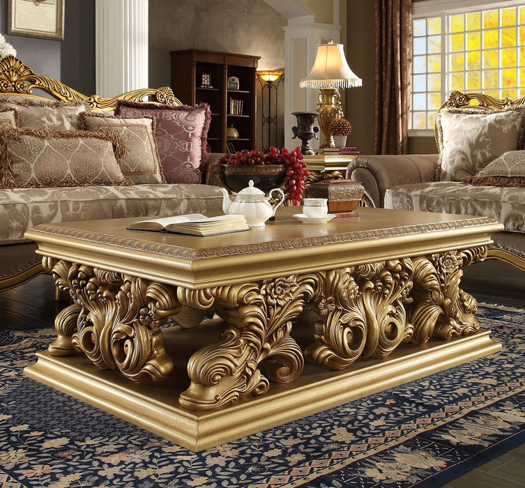 HD-8016 - Coffee Table - Bright Gold