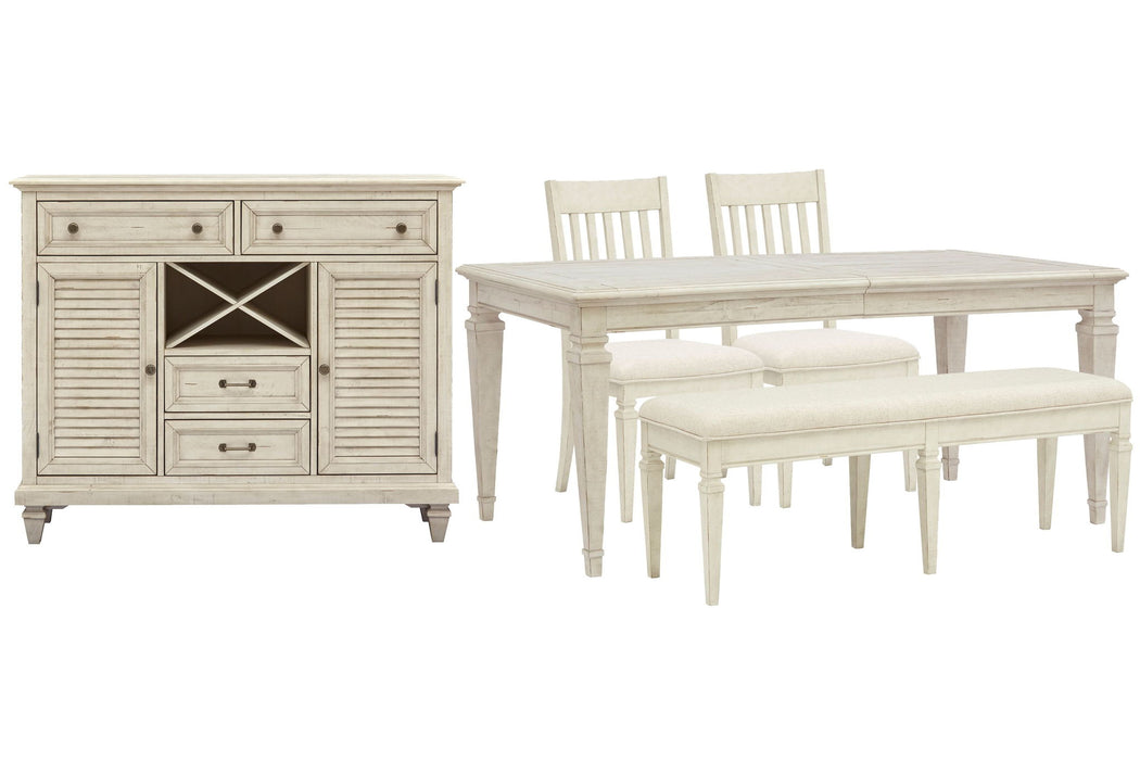 Newport - 5 Piece Extendable Rectangular Dining Table Set
