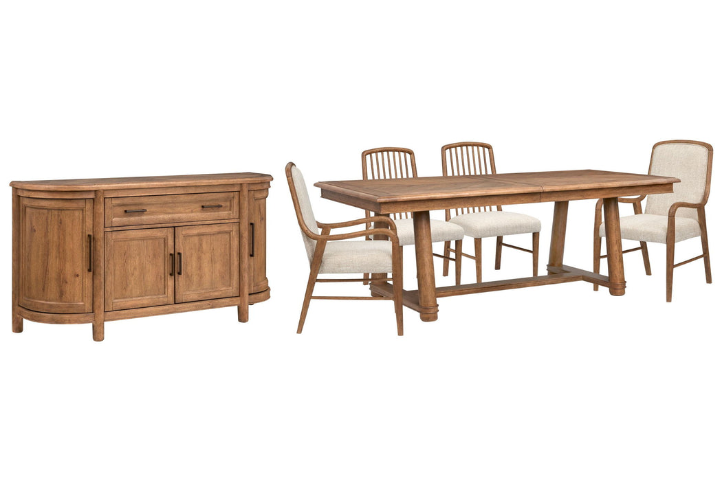Woodward - Trestle Extendable Dining Table Set