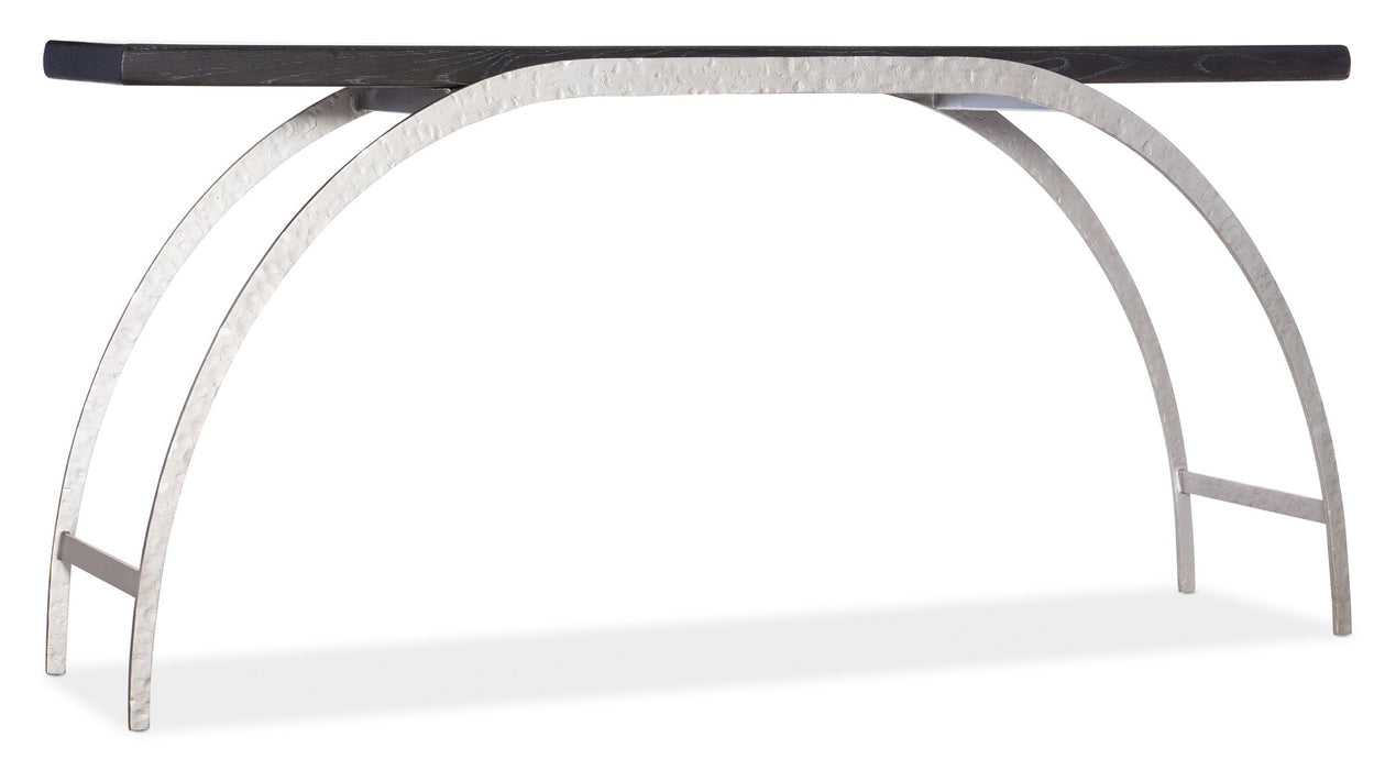 Commerce And Market - Metal And Wood Console - Black