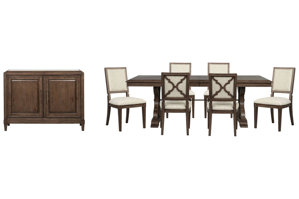 Jubilee - Extendable Trestle Dining Table Set