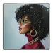 Glamour Muse - 25" x 25" Framed Wall Art - Albert's Furniture (Wayne, MI)