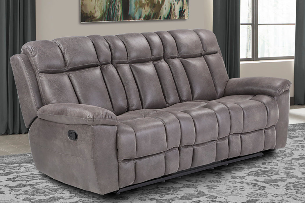 Goliath - Manual Sofa - Arizona Grey