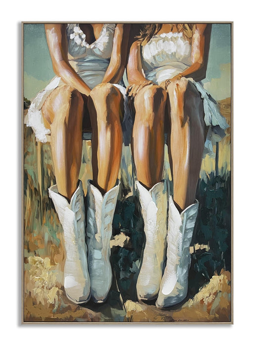 Summer Companions - 28" x 40" Framed Wall Art - Albert's Furniture (Wayne, MI)