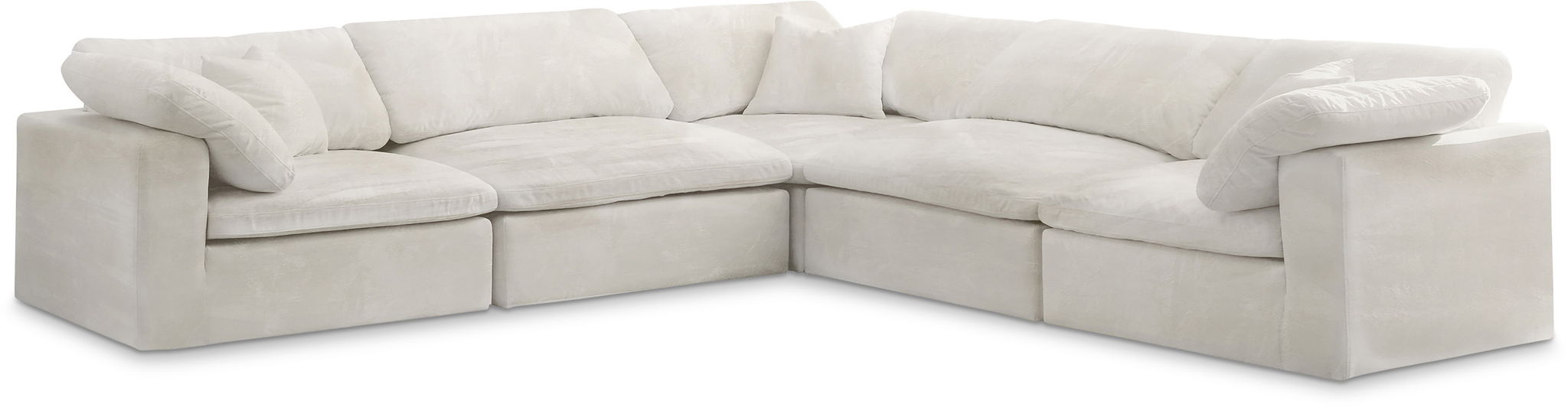 Cozy - 5 Piece Modular Corner Sectional