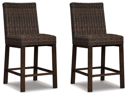 Paradise Trail - Barstool (Set of 2) - Medium Brown - Albert's Furniture (Wayne, MI)