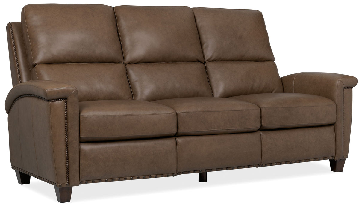MS - Julian Zero Gravity Power Sofa with Power Headrest - Dark Brown