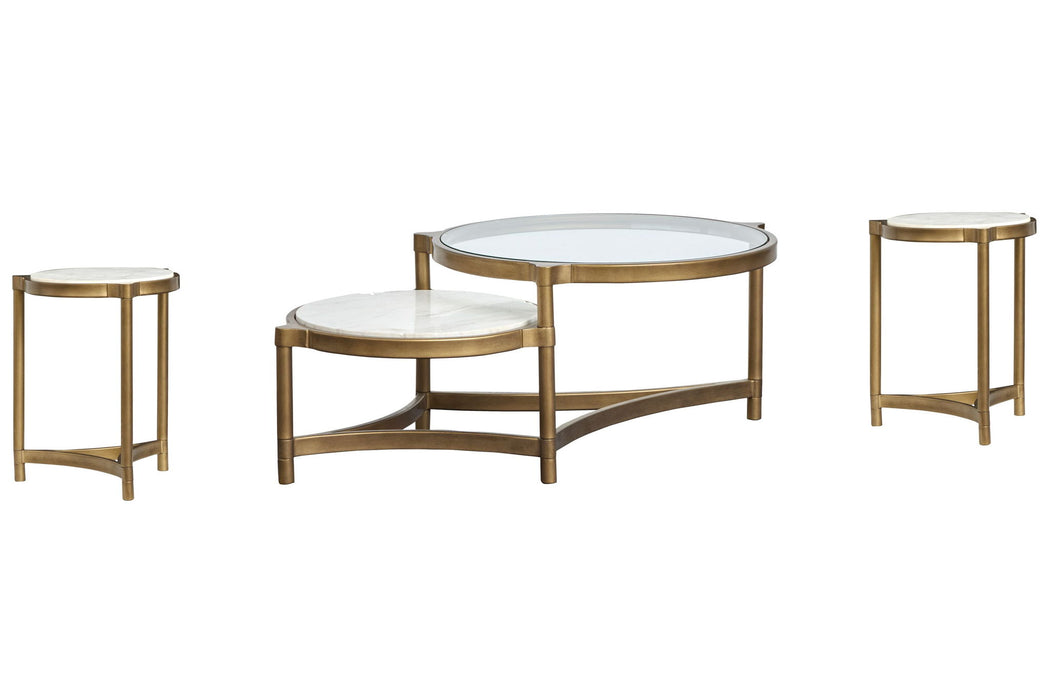 Cassidy - Shaped Cocktail Table Set