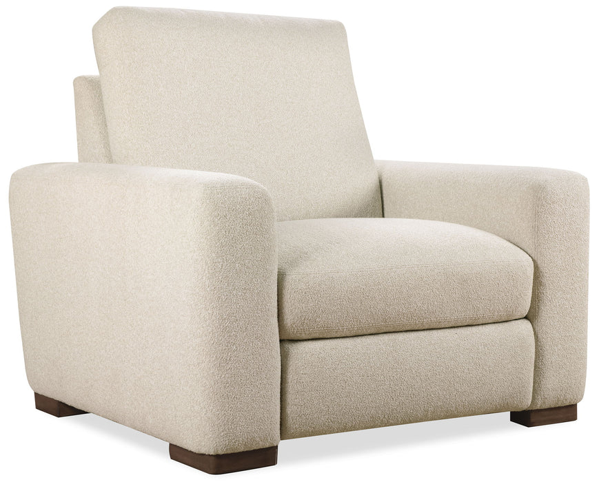 MS - Small Optimus Power Recliner With Power Headrest - Beige