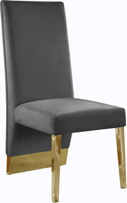 Porsha - Dining Chair with Gold Legs (Set of 2)