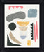 Playful Shapes - 28" x 34" Framed Wall Art - Pink - Albert's Furniture (Wayne, MI)