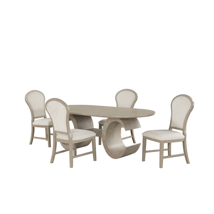 Gwendolyn - Oval Dining Table Set - Albert's Furniture (Wayne, MI)