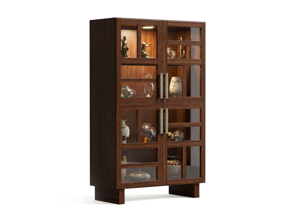 Reena - Display Cabinet - Rich Brown