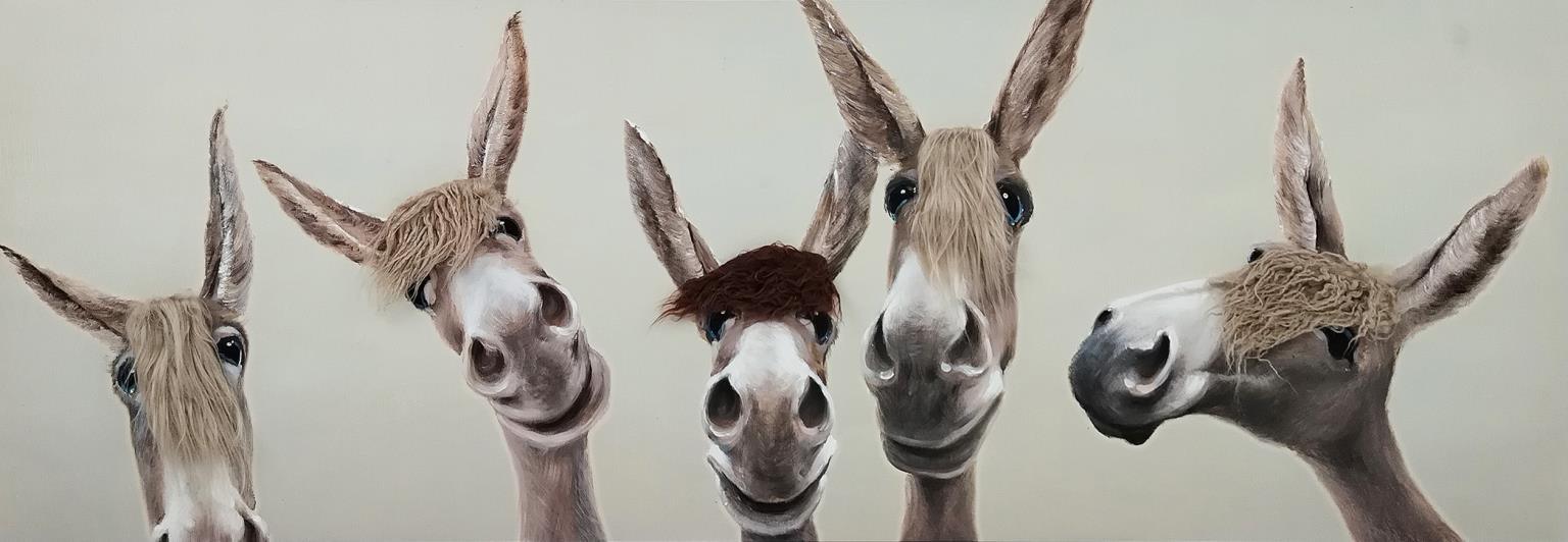 Whimsical Brows - 20" x 60" Framed Wall Art - Albert's Furniture (Wayne, MI)