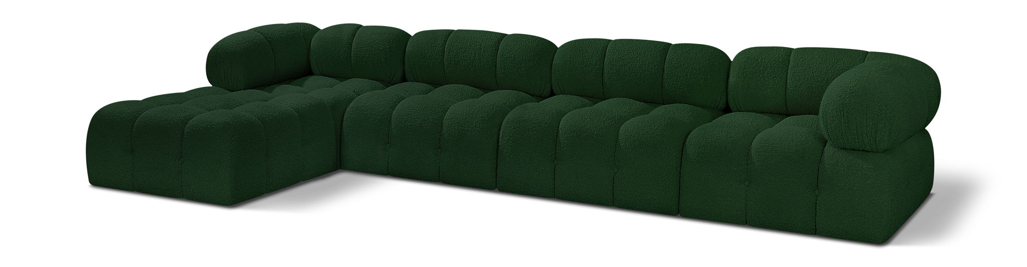 Ames - 5 Piece Fabric Modular Sectional