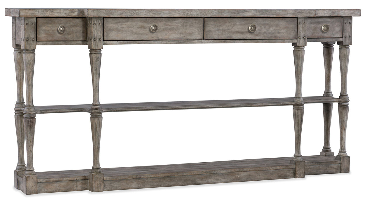 Sanctuary - 4-Drawer Console - Dark Gray