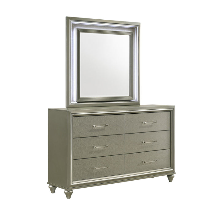 Lumina - Lighted Mirror - Silver - Albert's Furniture (Wayne, MI)
