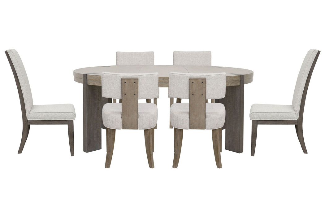 Anderson Park - Round Dining Table Set With Klismos Chairs