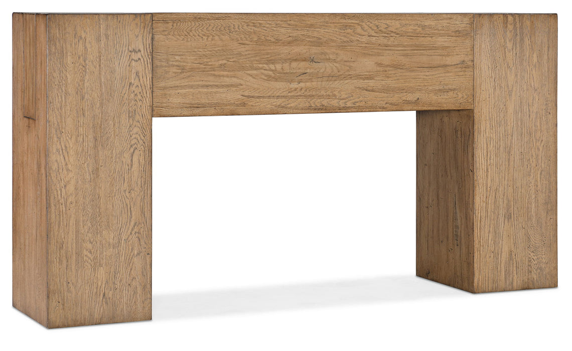 Commerce And Market - Wooden Console - Light Brown