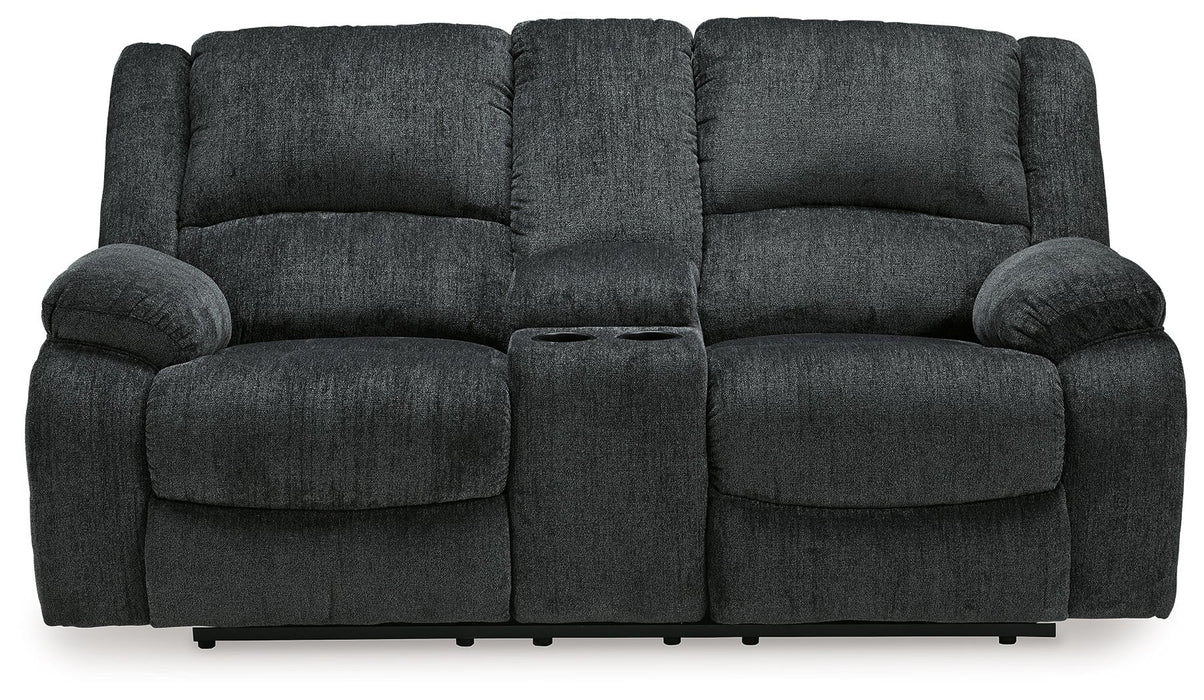 Draycoll - Reclining Loveseat - Albert's Furniture (Wayne, MI)