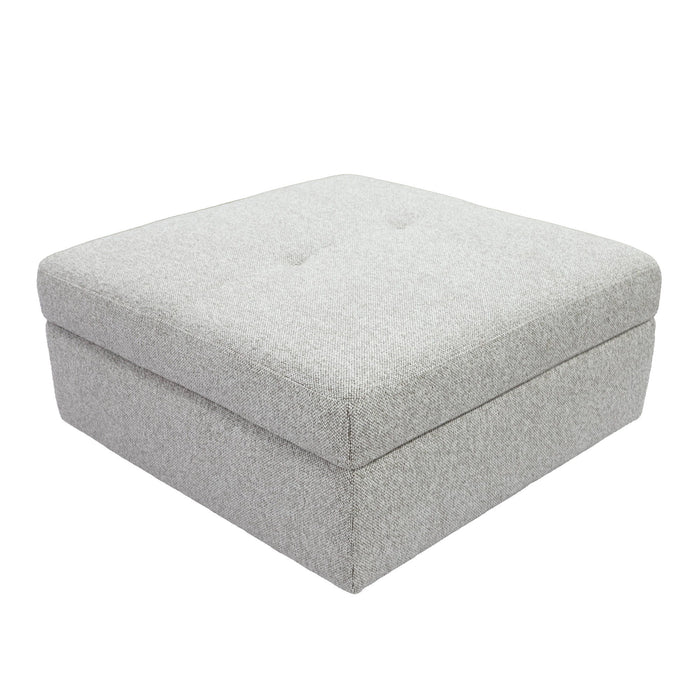 Julianna - Storage Ottoman - Crisp Taupe