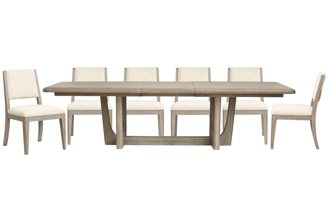 Braelyn - Extendable Trestle Dining Table Set