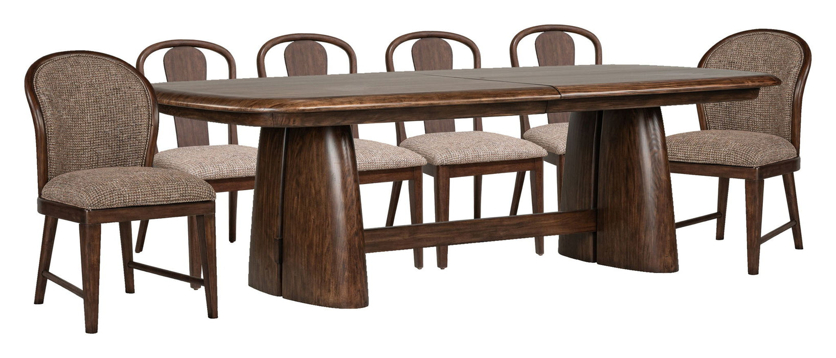 Belville - Extendable Trestle Dining Table Set