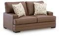VillaCourt - Loveseat - Caramel - Albert's Furniture (Wayne, MI)