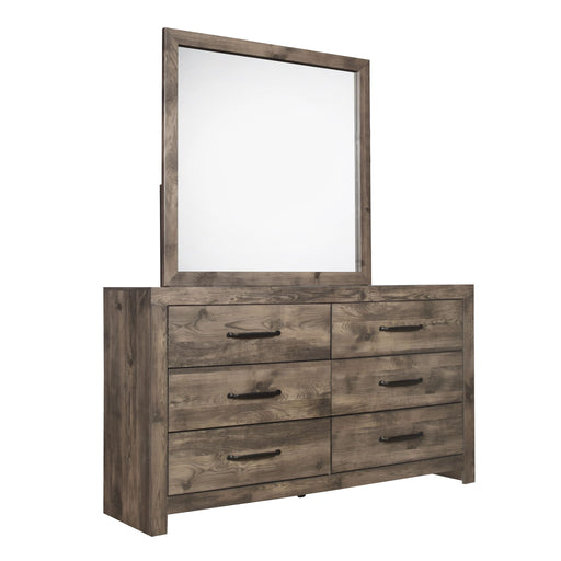 Misty - 2 Piece Dresser & Mirror Set - Gray / Beige - Albert's Furniture (Wayne, MI)