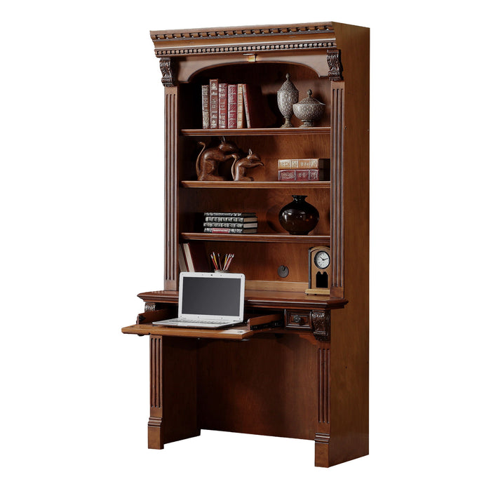 Huntington - Library Desk (2 Piece) - Antique Vintage Pecan