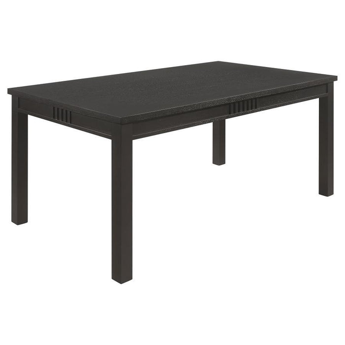 Marbrisa - Rectangular Wood Dining Table - Matte Black