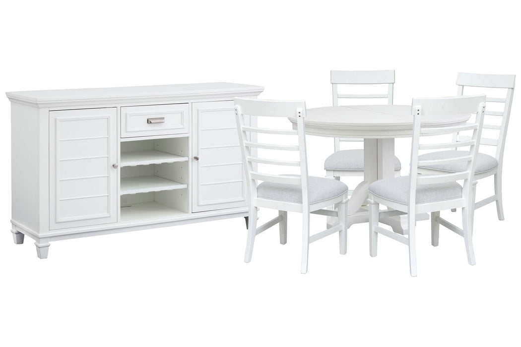 Charleston - Extendable 48" Round Dining Table Set