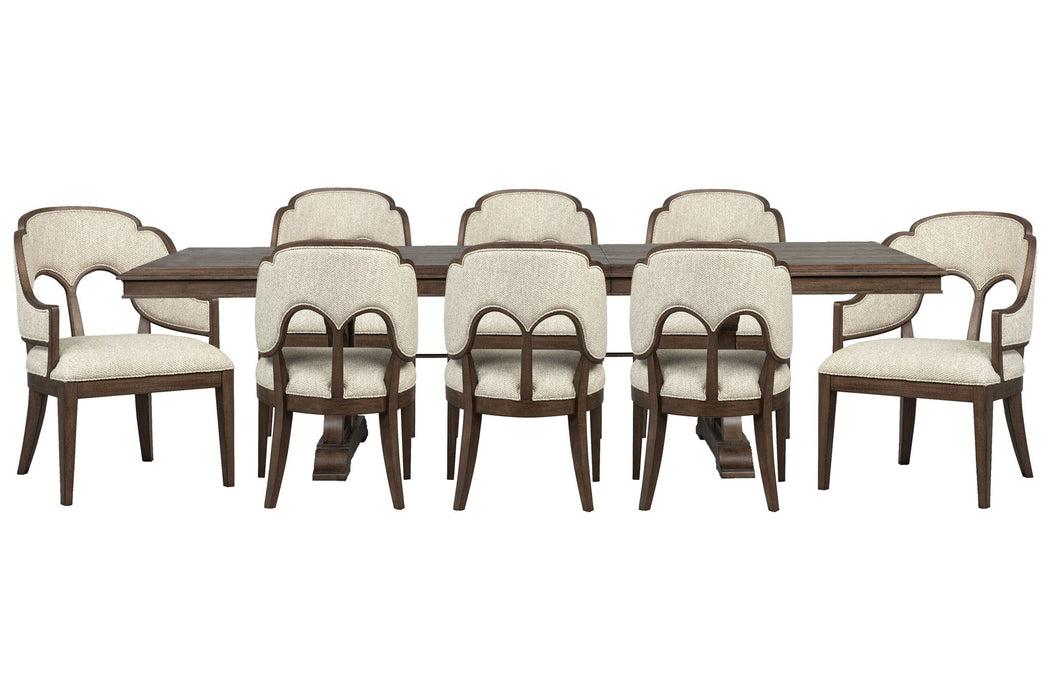Jubilee - Extendable Trestle Dining Table Set