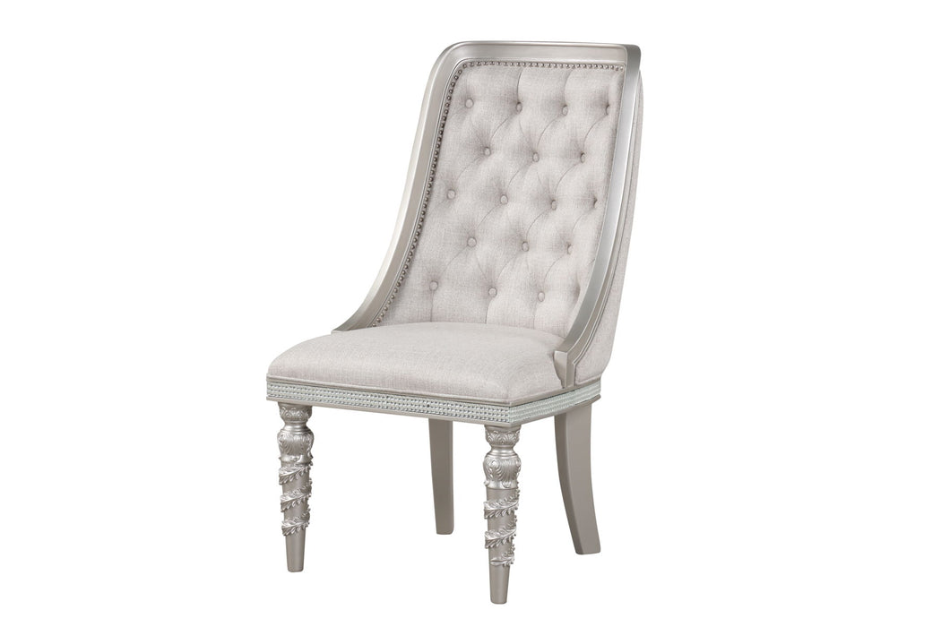 Elena - Side Chair (Set of 2) - Silver