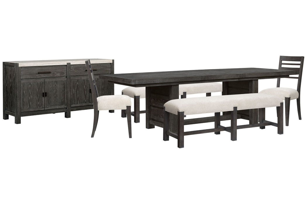 Plum Creek - Trestle Dining Table Set