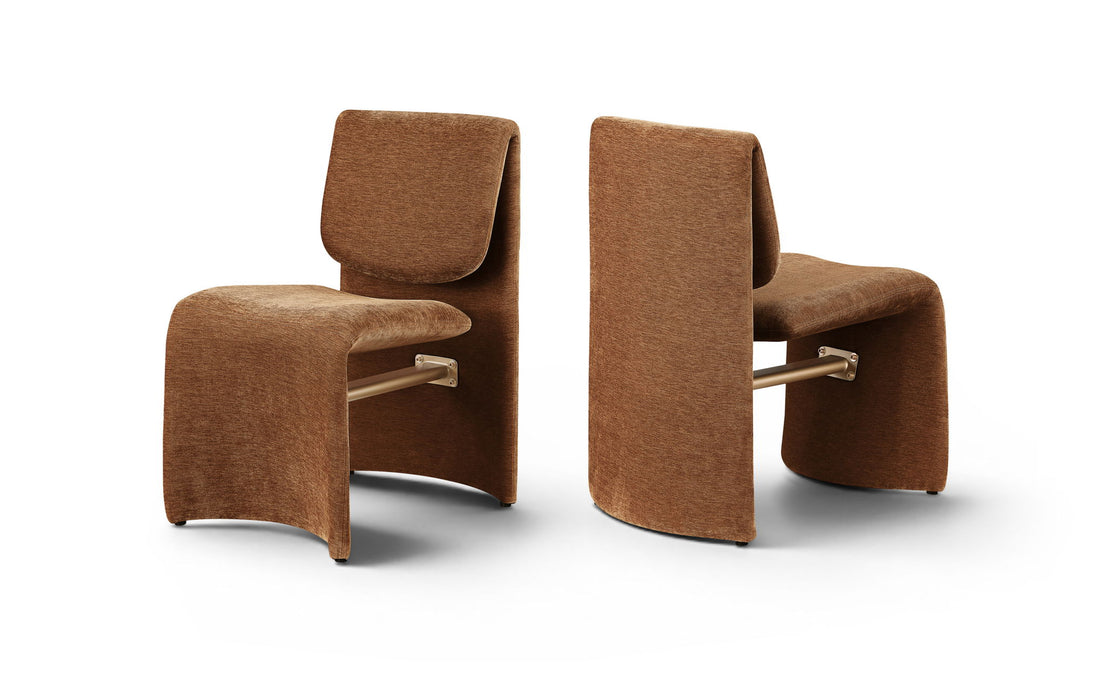 Slique - Performance Fabric Upholstered Dining Chair (Set of 2)