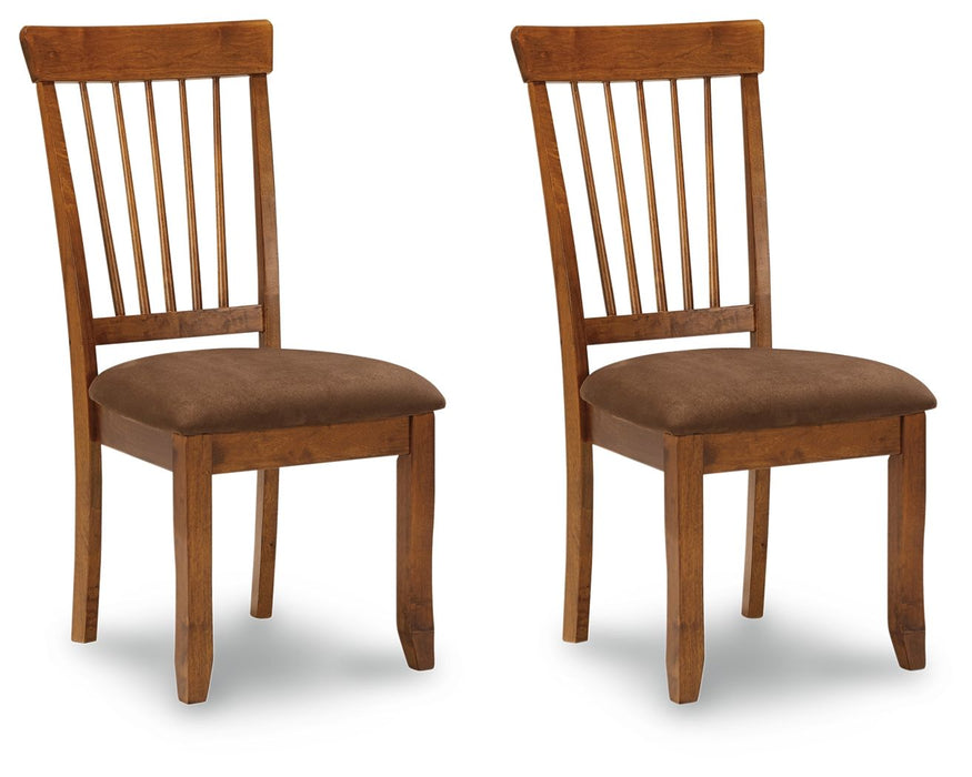 Berringer - Rustic Brown - Dining Uph Side Chair (Set of 2)