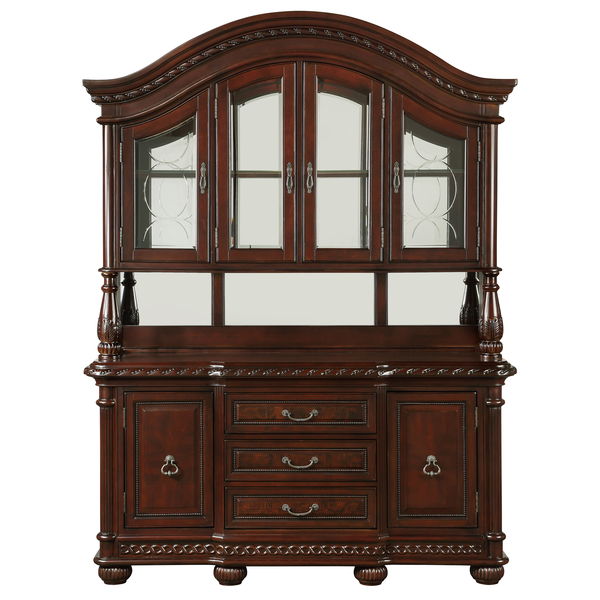 Antoinette - Buffet and Hutch - Dark Brown