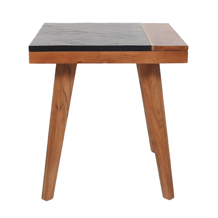 Caspian - Square End Table - Brown